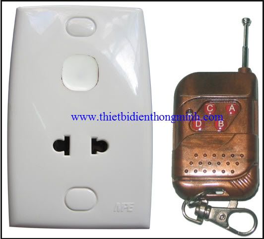 Cho công tắc điều khiển từ xa RC1S học tín hiệu của bất kì remote rf,